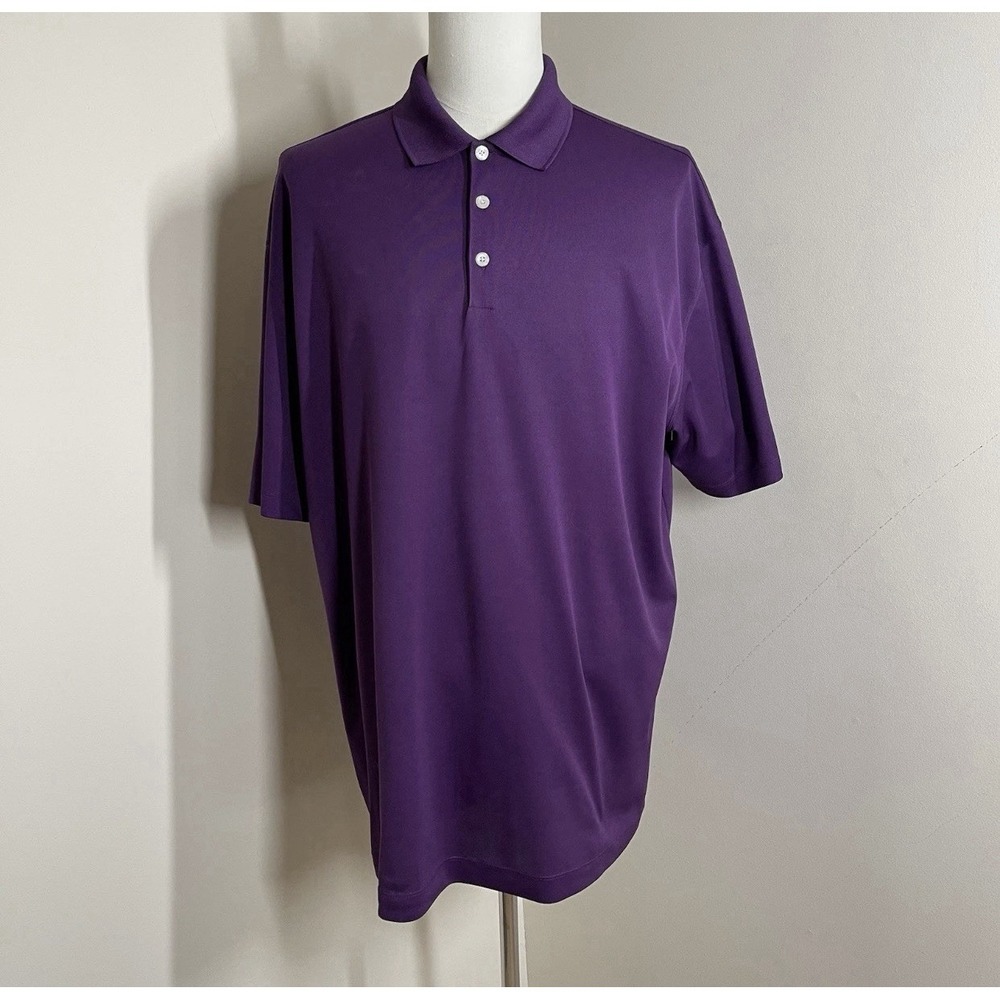 *Brand New* Men Size XL Nike Golf Tour Performance DRI-FIT Purple Polo Shirt
